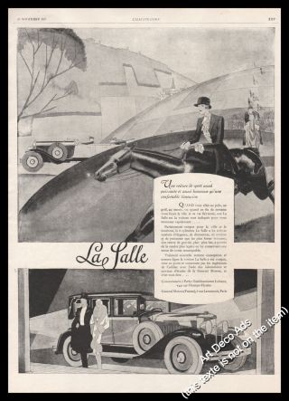 1927 Lasalle Car Gm General Motors Print Ad - Z1