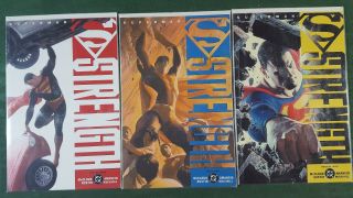 Superman Strength 2005 1 - 3 Complete Series Set Nm Gn Graphic Novels Alex Ross
