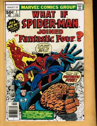 What If 1 Spiderman Joined The Fantastic Four? (approx F/vf) Nicely Centered