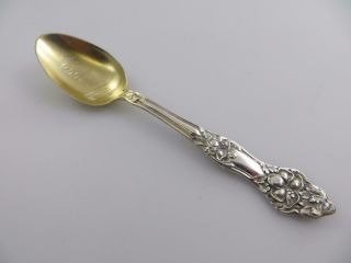 Columbus Ohio Sterling Silver Souvenir Demitasse Spoon 4 "