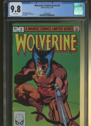 Wolverine: Limited Series 4 Cgc 9.  8 | Marvel | Final Issue.  Claremont & Miller.