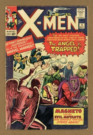 Uncanny X - Men (1st Series) 5 1964 Gd/vg 3.  0
