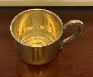 Antique Mfh Vintage Sterling Silver Baby Cup 2 3/8” Tall “patricia” 1.  4 Oz