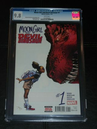 Moon Girl And Devil Dinosaur 1 Cgc 9.  8 First Appearance Of Luna Lafayette
