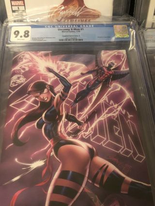 Uncanny X - Men 1 Cgc 9.  8 Cover By J.  Scott Campbell Very Rare Cover D