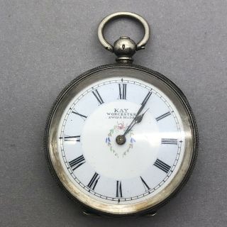 Stunning Antique French Solid Silver Pocket Watch - Not 57.  4g
