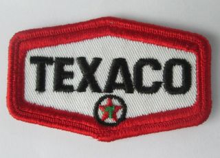 Vintage Texaco Embroidered Sew On Patch Gas Oil Petroleum Advertising 3 " X 2 "