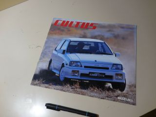 Suzuki Cultus Japanese Brochure 1987/02 43/53/33 G10/13 Forsa Holden Barina