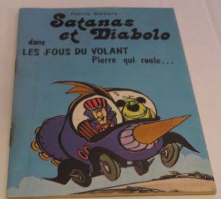 1973 Hanna Barbera French Books Dastardly Muttley Satanas Diabolo Wacky Races