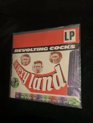 C.  1986 Lp Vinyl Revolting Cocks Big Sexy Land Album Wax Trax Records