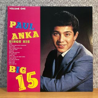 Paul Anka ‎– Sings His Big 15 Japan 23ap 2244 Sample Not Rare Promo