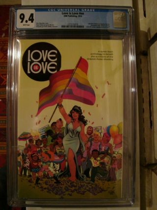 Love Is Love Cgc 9.  4 Wp First Harry Potter In Comics Jim Lee