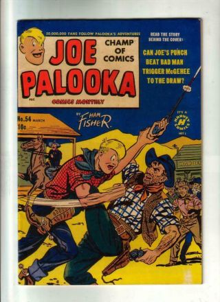 Joe Palooka Comics Vol 2 54 Harvey Publications 1951 Bv $45 Vf,