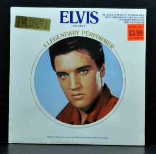 Elvis A Legendary Performer Volume 3 Gold Vinyl Edition