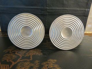 Vintage Poole 299 Weighted Sterling Candle Holders 4 