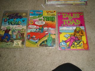 Tales Of The Toad 1,  2,  & 3 Complete Set Avg Fine - Underground Comics