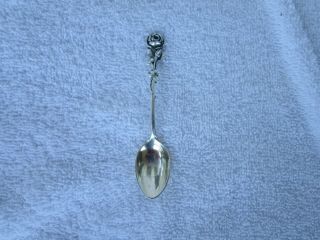 Antique/vintage Reed & Barton [solid Sterling Silver] Baby Spoon,  Floral Decor
