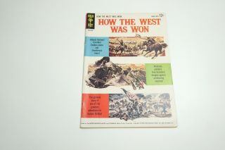 Vintage Gold Key How The West Was Won Comic 1963 From John Wayne 