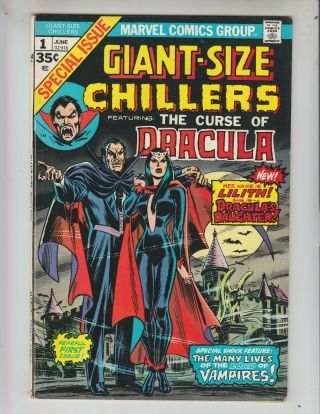 Giant Size Chillers 1 Fvf (7.  0) 6/74 " The Curse Of Dracula " O&1st Lillith