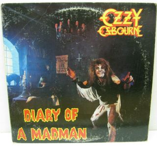 Ozzy Osbourne - Diary Of A Madman - 1981 Vinyl Lp Record Vg Vg,  Fz - 37492