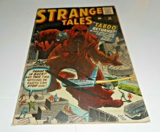 Strange Tales 77 Silver Age 1960 Horror Comic Steve Ditko,  Jack Kirby