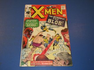 Uncanny X - Men 7 Silver Age Key 3rd Scarlet Witch Quicksilver Solid Vg Wow