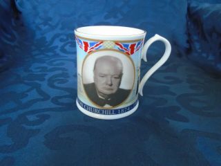 Mug Commemorating The Life Of Sir Winston Churchill Made By Aynsley