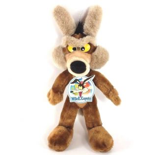 Wile E Coyote Plush Poseable Doll 24k Company 1993 Special Effects 13 " With Tags