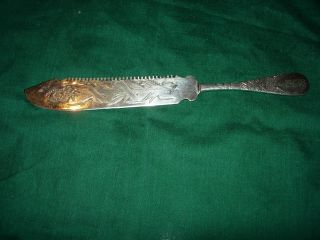 Rogers Smith & Co.  Cake Or Fish Knife Lorne Pattern Aesthetic Movement