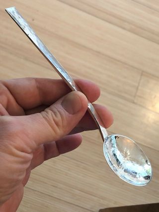 Lovely 1905 Arts & Crafts Sterling Silver Serving Spoon By Ng Wood & Son Boston