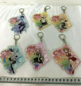 Vocaloid Hatsune Miku Acrylic Charm Strap Key Holder Badge Japan Anime Game B12