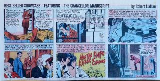 Chancellor Manuscript By Robert Ludlum - Complete Set Of 10 - 1978 Sunday Comics