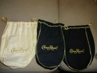 1 Crown Royal Northern Rye Bag & 2 Crown Royal Black Bags