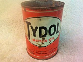 Vintage Tydol Motor Oil Can