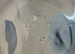 Pair (2) Vintage GORHAM Weighted Sterling Silver Candlesticks 661 4