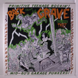 Various: Back From The Grave,  Vol.  3 Lp (germany.  Reissue,  Gatefold Cove