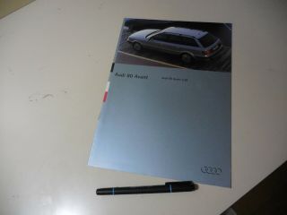 Audi 80 Avant 2.  6e Japanese Brochure E - 8cabc