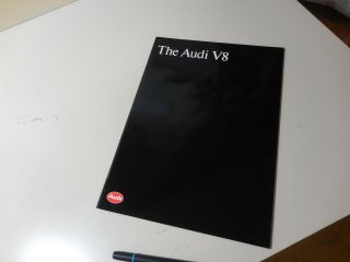 Audi V8 Japanese Brochure E - 44pt Pt
