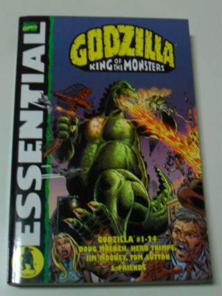 Marvel Essential Godzilla King Of The Monsters 1 Unread Oop Herb Trimpe Moench