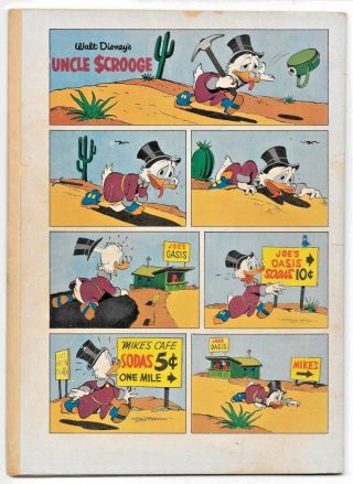 Walt Disney ' s Uncle Scrooge 12 Barks Golden Fleece 1955 VG - 3.  5 2