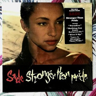 Sade - Stronger Than Pride Lp (1988) With Shrink & Sticker