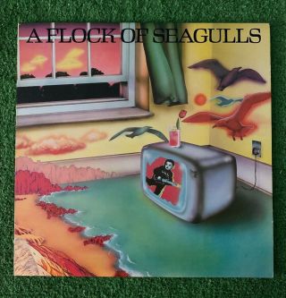 A Flock Of Seagulls Self - Titled Debut Lp Vinyl 12 " Record Vg,  80s Wave I Ran