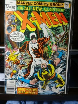 X - Men 109 First Appearance Of Vindicator Weapon Alpha Marvel Comics