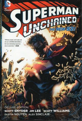 Superman Unchained Deluxe Edition Hc Jim Lee,  Scott Snyder S/h