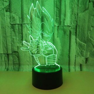Dragon Ball Z 3D Table Lamp LED Light 7 Color Changing Birthday Gift 2