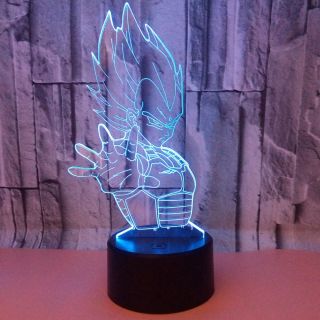 Dragon Ball Z 3D Table Lamp LED Light 7 Color Changing Birthday Gift 4