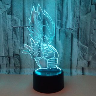 Dragon Ball Z 3D Table Lamp LED Light 7 Color Changing Birthday Gift 5