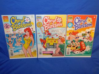 Cheryl Blossom 1 - 3 Archie Mini Comic Series Set Riverdale Decarlo 1995 1 2 3