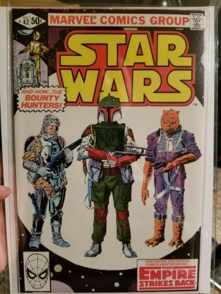 Star Wars 42 Vf/nm 1980 Boba - Fett Marvel Bronze Age Comics
