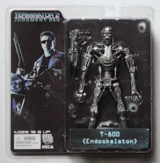 Neca Terminator 2 Judgment Day T - 800 Endoskeleton 7 " Action Figure Toy Gift